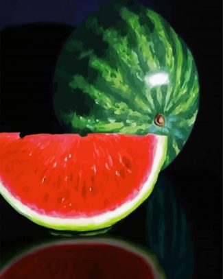 Aesthetic Wattermelon diamond painting