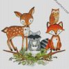 Aesthetic Woodland Animals diamond painting