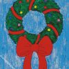 Aesthetic Wreath Christmas diamond painting