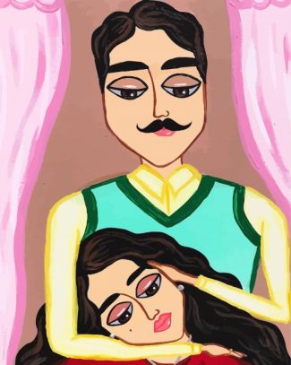 Aesthetic Arab Couple diamond painting