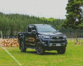 Aesthetic Black Utes diamond painting