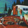 Aesthetic Caravan Trip diamond painting