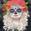 Aesthetic Catrina diamond painting