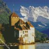 Aesthetic Chillon Castle diamond painting