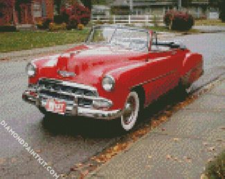 Aesthetic Classy Red Car diamond painting