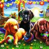 Aesthetic Cute Puppies diamond painting