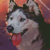 Aesthetic Husky diamond painting