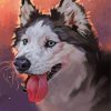 Aesthetic Husky diamond painting