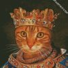 Aesthetic King Cat diamond painting