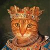 Aesthetic King Cat diamond painting