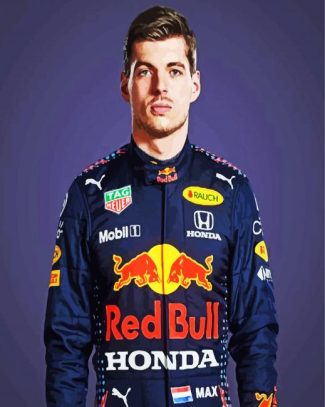 Aesthetic Max Verstappen diamond painting