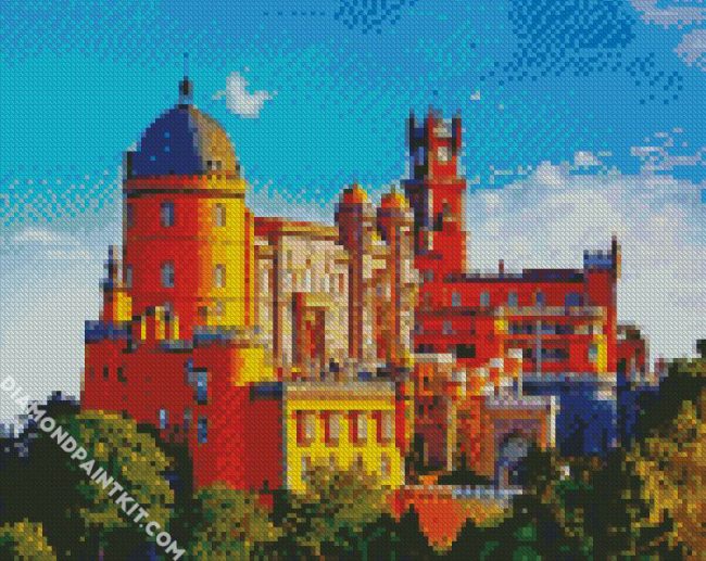 Aesthetic Pena Palace diamond painting