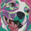 Aesthetic Pitbull Dog diamond painting