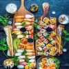 Aesthetic Sushi Food diamond painting