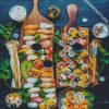 Aesthetic Sushi Food diamond painting