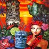 Aesthetic Tiki Woman diamond painting