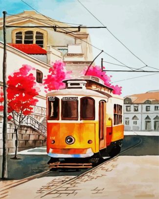 Aesthetic Tram Art diamond painting