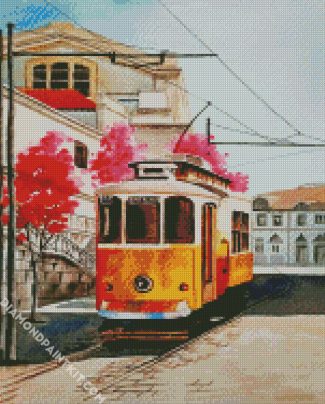 Aesthetic Tram Art diamond painting