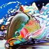 Aesthetic Trout diamond painting