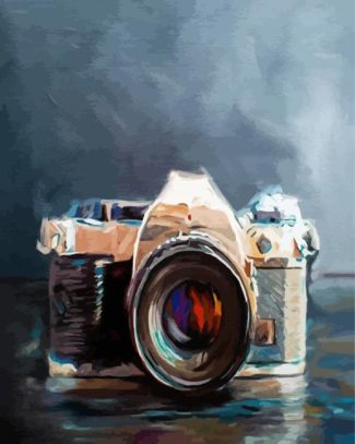 Aesthetic Vintage Camera diamond painting