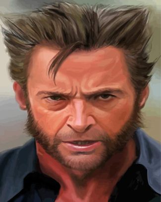 Aesthetic Wolverine diamond painting