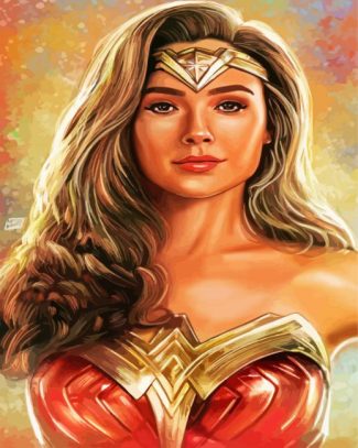 Aesthetic Wonder Woman diamond painting