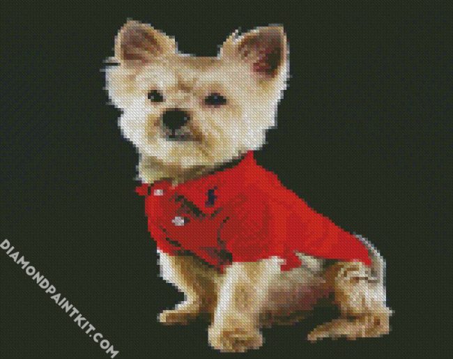 Aesthetic Yorkie Dog diamond painting