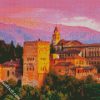 Alhambra Palace Granada Spain diamond painting