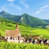 Alsace France Landscape diamond painting