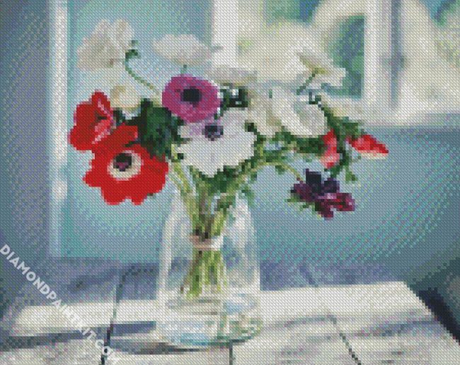 Anemones In Vase diamond painting