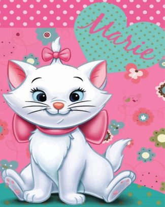 Aristocats Marie Cat diamond painting