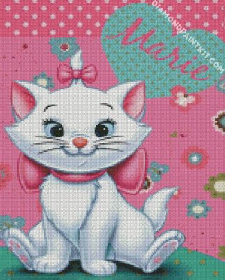 Aristocats Marie Cat diamond painting