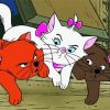 Aristocats Marie Toulouse And Berlioz diamond painting