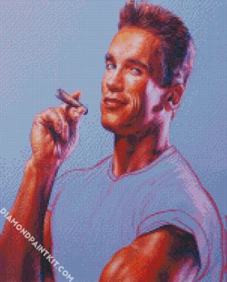 arnold schwarzenegger Art diamond painting