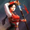 Asian Warrior Woman diamond painting