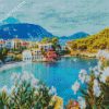 Assos Kefalonia Greece diamond painting