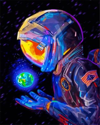 Astronaut diamond painting