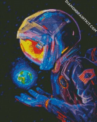 Astronaut diamond painting