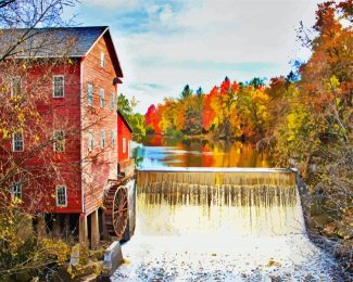 Augusta In Fall diamond painting