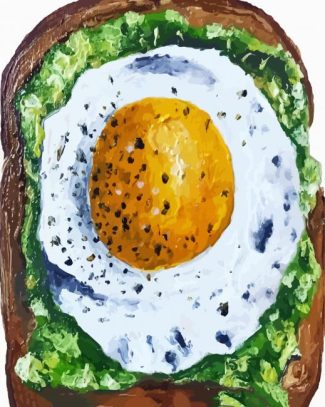 Avocado Toast diamond painting