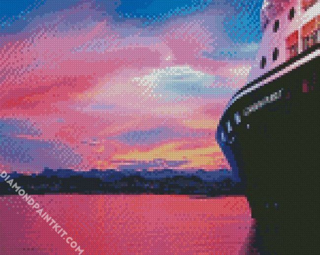 Azamara Pursuit At Sunset diamond painting