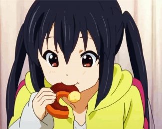 Azusa Nakano Eating diamond painting