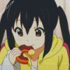 Azusa Nakano Eating diamond painting