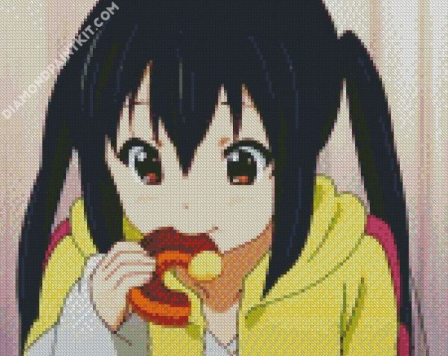 Azusa Nakano Eating diamond painting