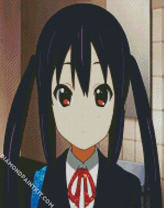 Azusa Nakano K-On Manga Anime Character diamond painting