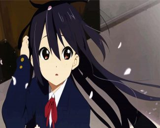 Azusa Nakano K-On Manga Anime diamond painting