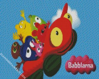 Babblarna Cartoon diamond painting