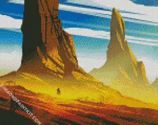 Badlands Landscapes Art diamond painting