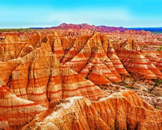 Badlands National Park South Dakota diamond painting