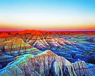 Badlands National Park diamond painting